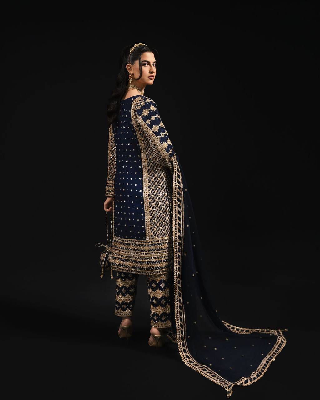 Presenting New 5000 Series Quality Foux Gorgette fourside Lace Broder