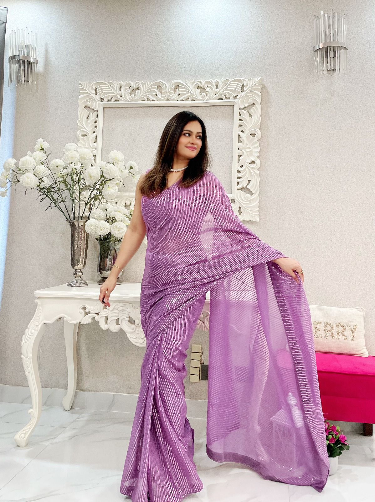 Beautiful Heavy Georgette Fabric