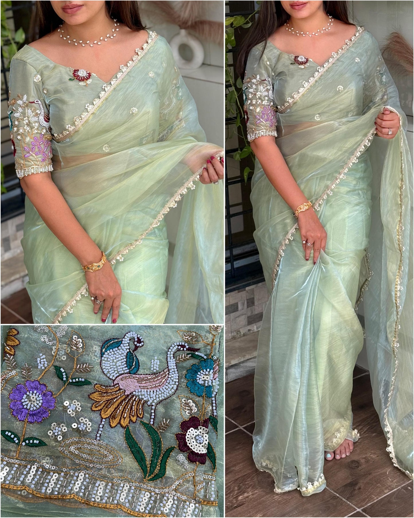 Effortless elegance meets vibrant charm with this Designer beauty