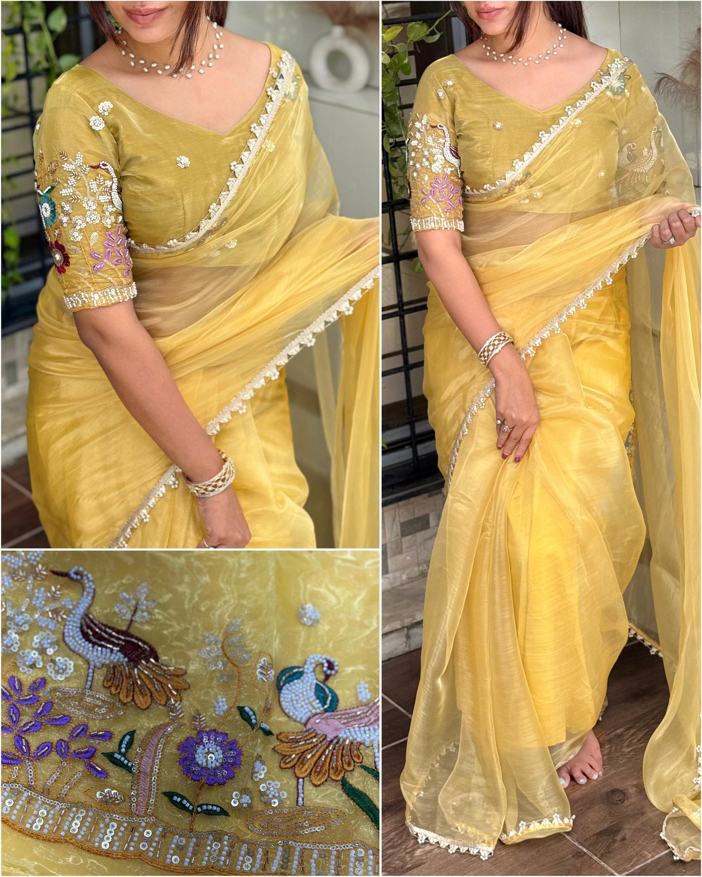 Effortless elegance meets vibrant charm with this Designer beauty