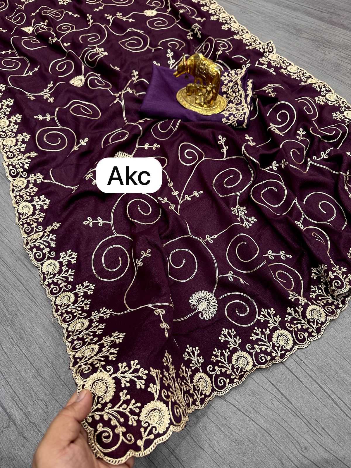 Presenting The Pure Star Georgette Saree With Luxury Shining Saree