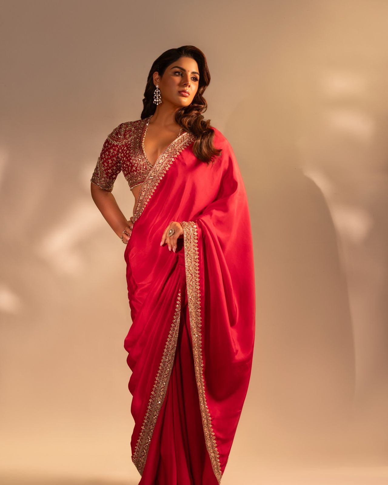 Be a festive ceremony or a family get-together, these stunning sequence saree are some great picks to amp up your personal style