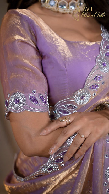 Premium Soft Frendy Silk Saree with Elegant Jarkhan Work