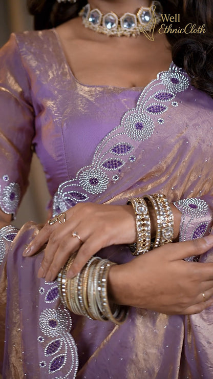 Premium Soft Frendy Silk Saree with Elegant Jarkhan Work