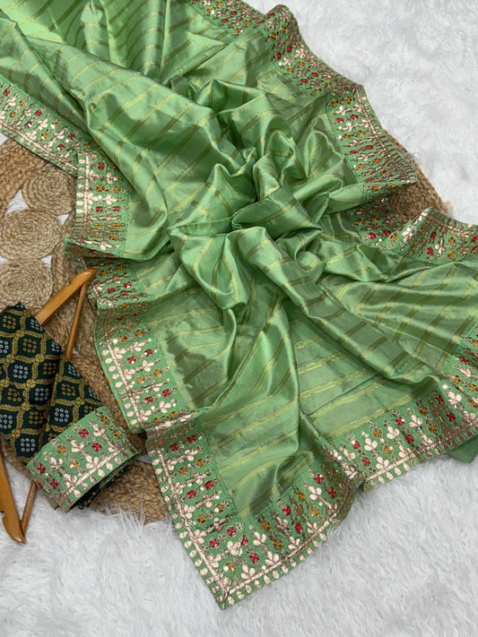 Premium Banarasi Silk with Rich Zari Weaving