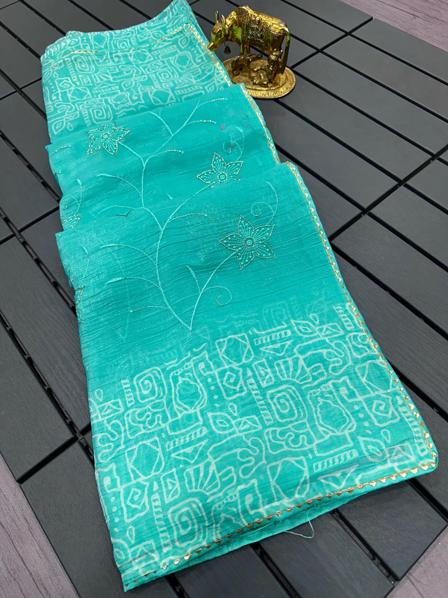 Luxury Beautiful Fandy silk  Saree Special upcoming festival Unique Bils work