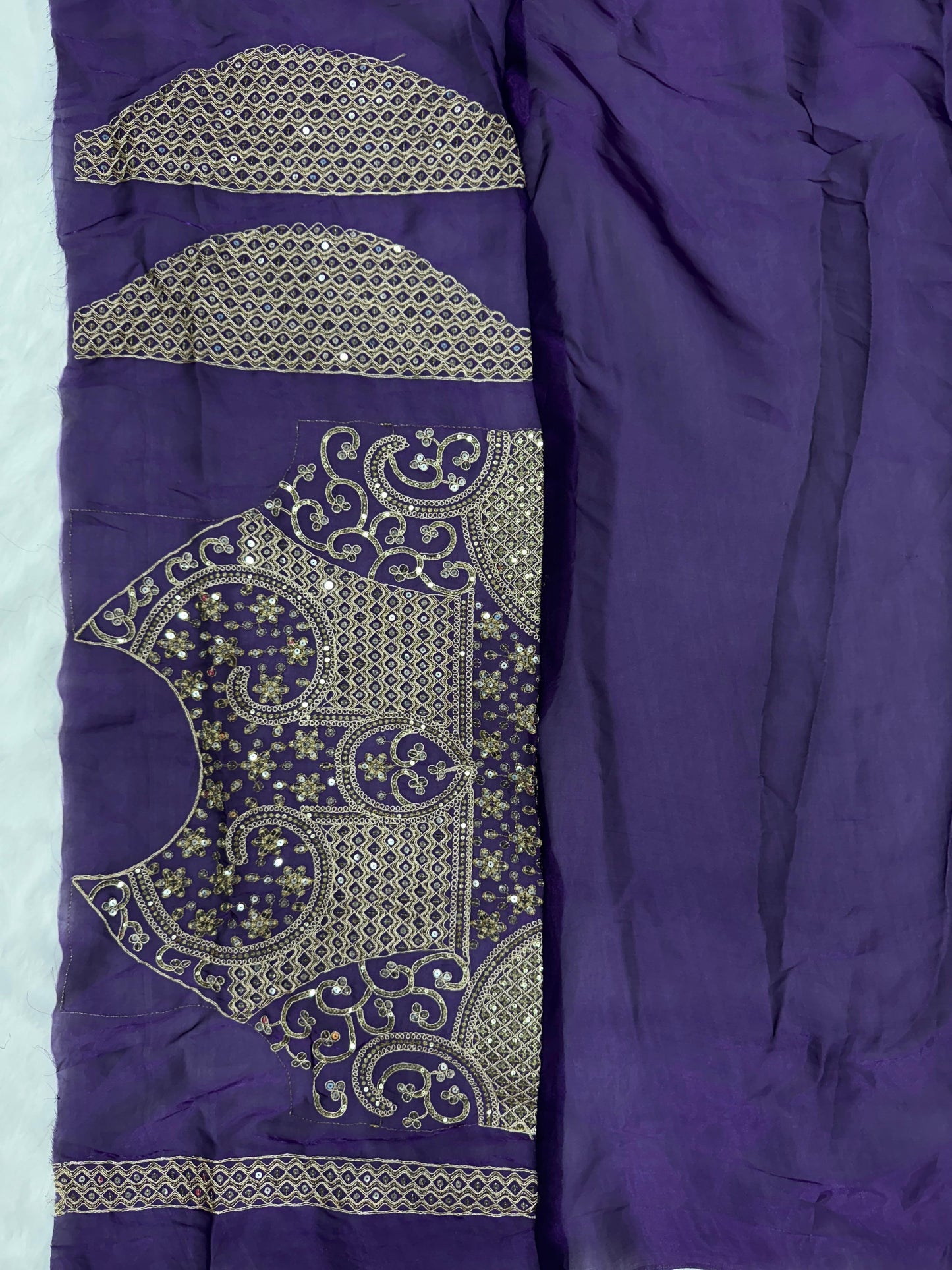 Soft Jimmi Chuu Fabric Bollywood celebrity sequence saree