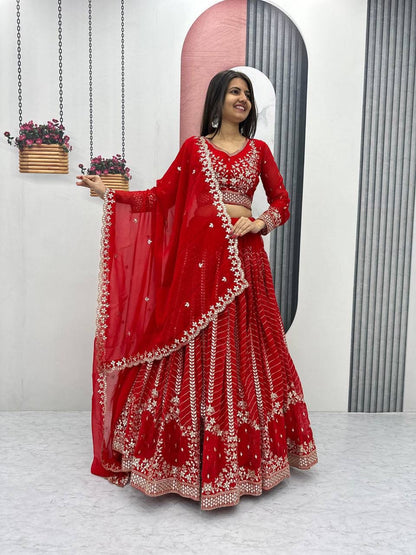 Launching Embroidered Lehenga Choli