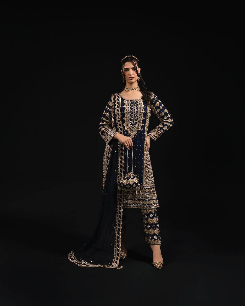 Presenting  New 5000 Series  Quality Foux Gorgette  fourside  Lace Broder