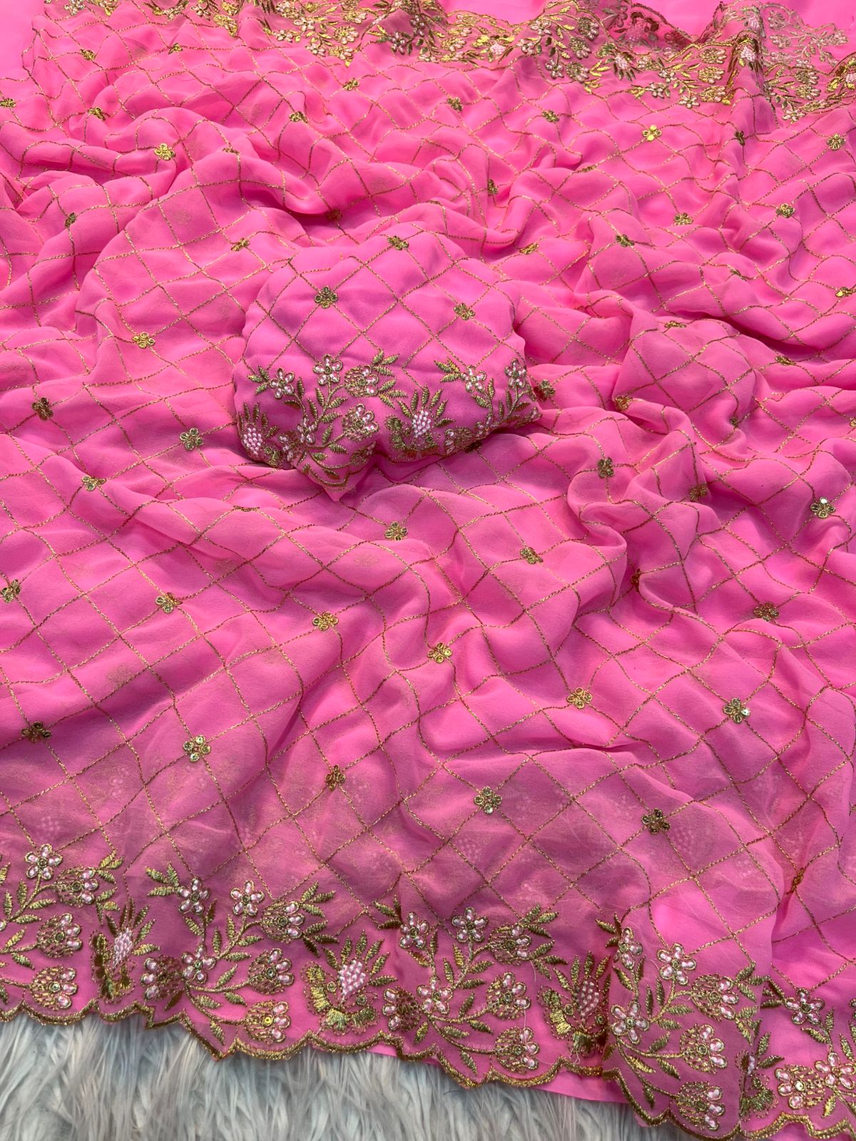 Presenting you most beautiful  Space silk saree collection