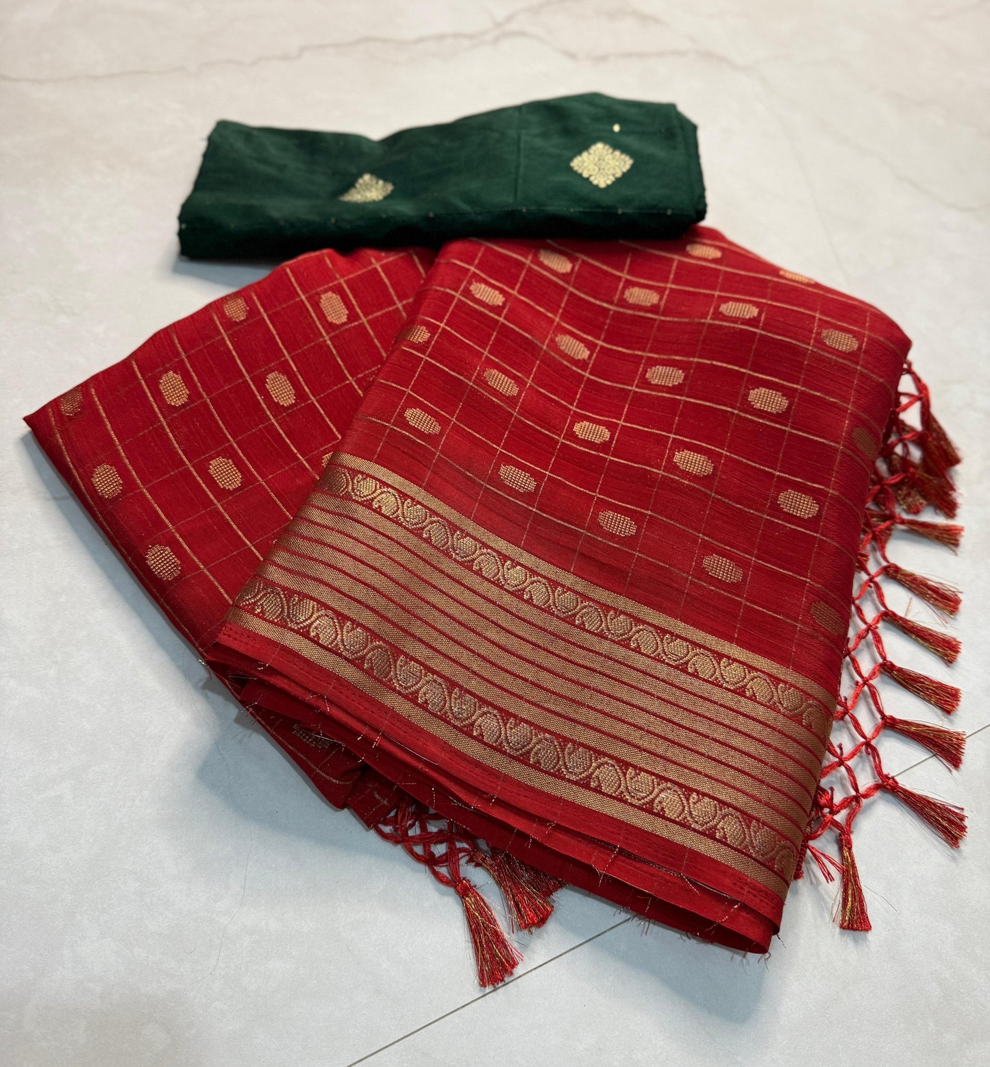 PURE  VIEWING JARI BUTTA ALL OVER IN SAREE