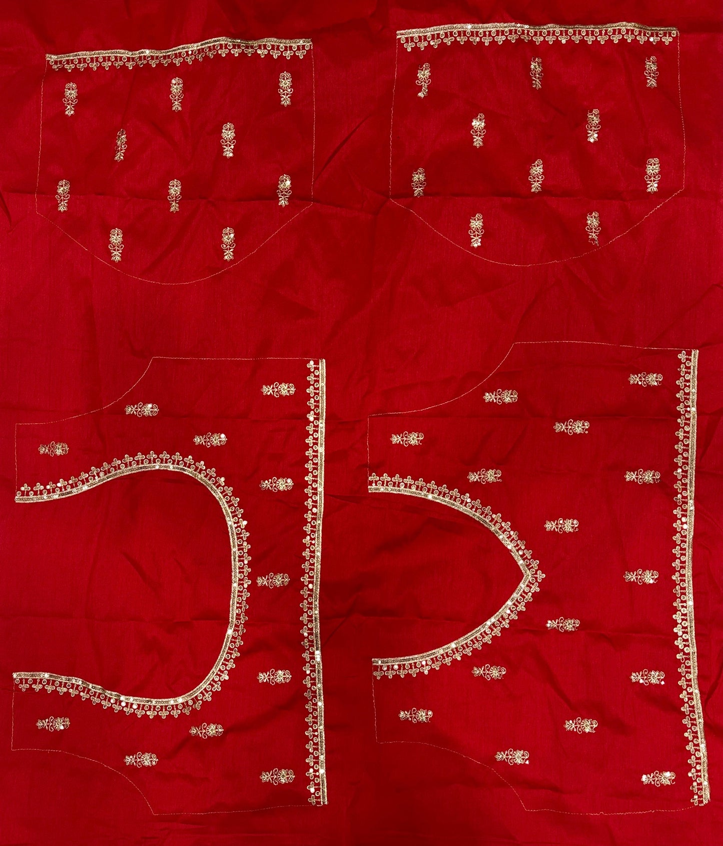 For this upcoming festival, present some special red&white saree collection by Nice Creation...