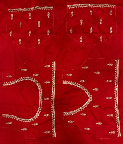 For this upcoming festival, present some special red&white saree collection by Nice Creation...