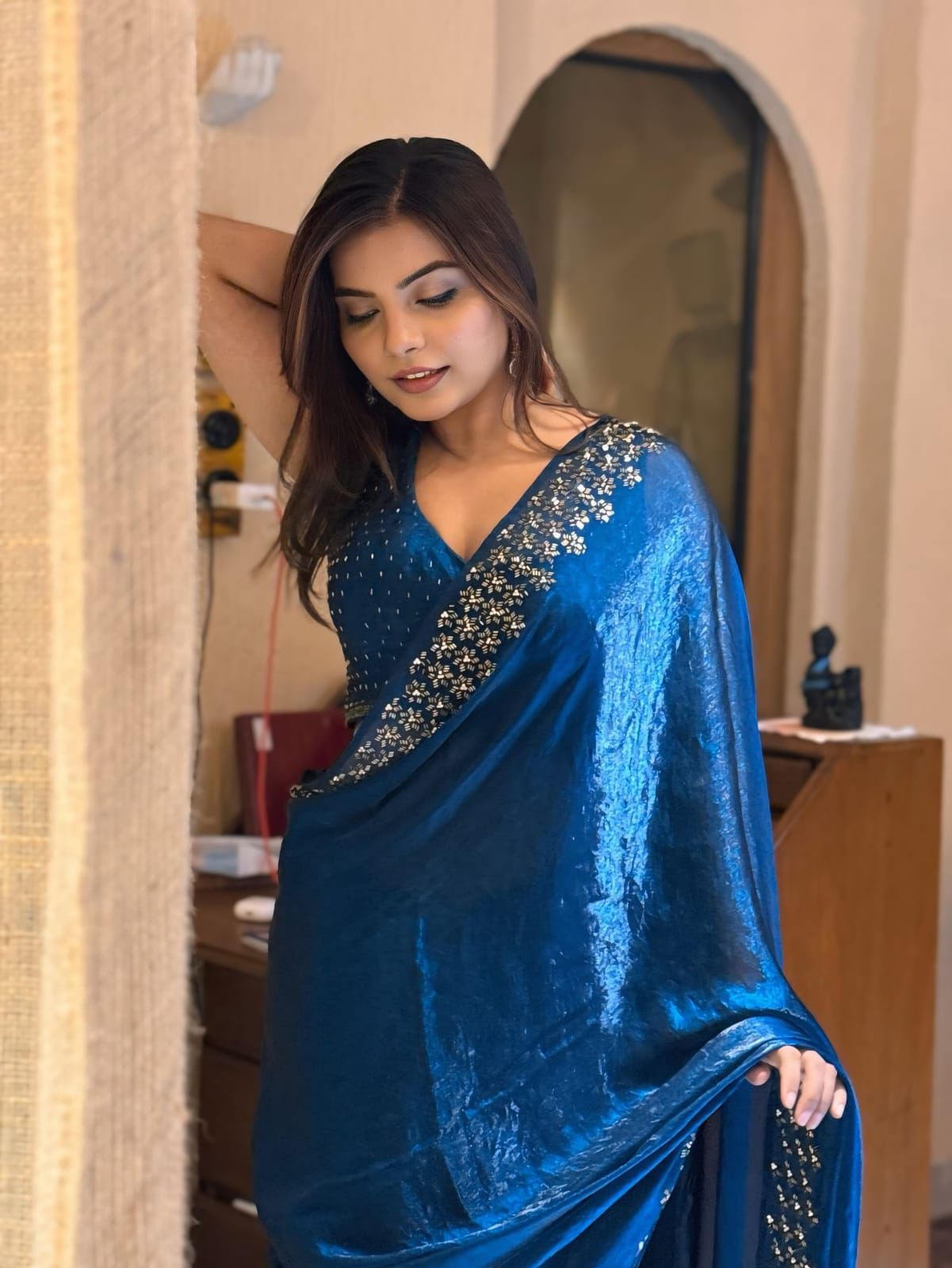 New designe in trending designer saree collection