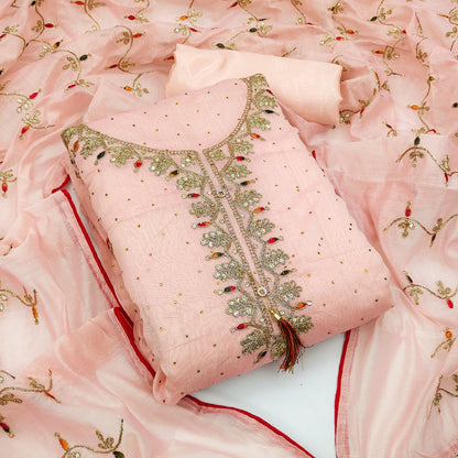 Top modal butti bottom inner heavy crep dupatta