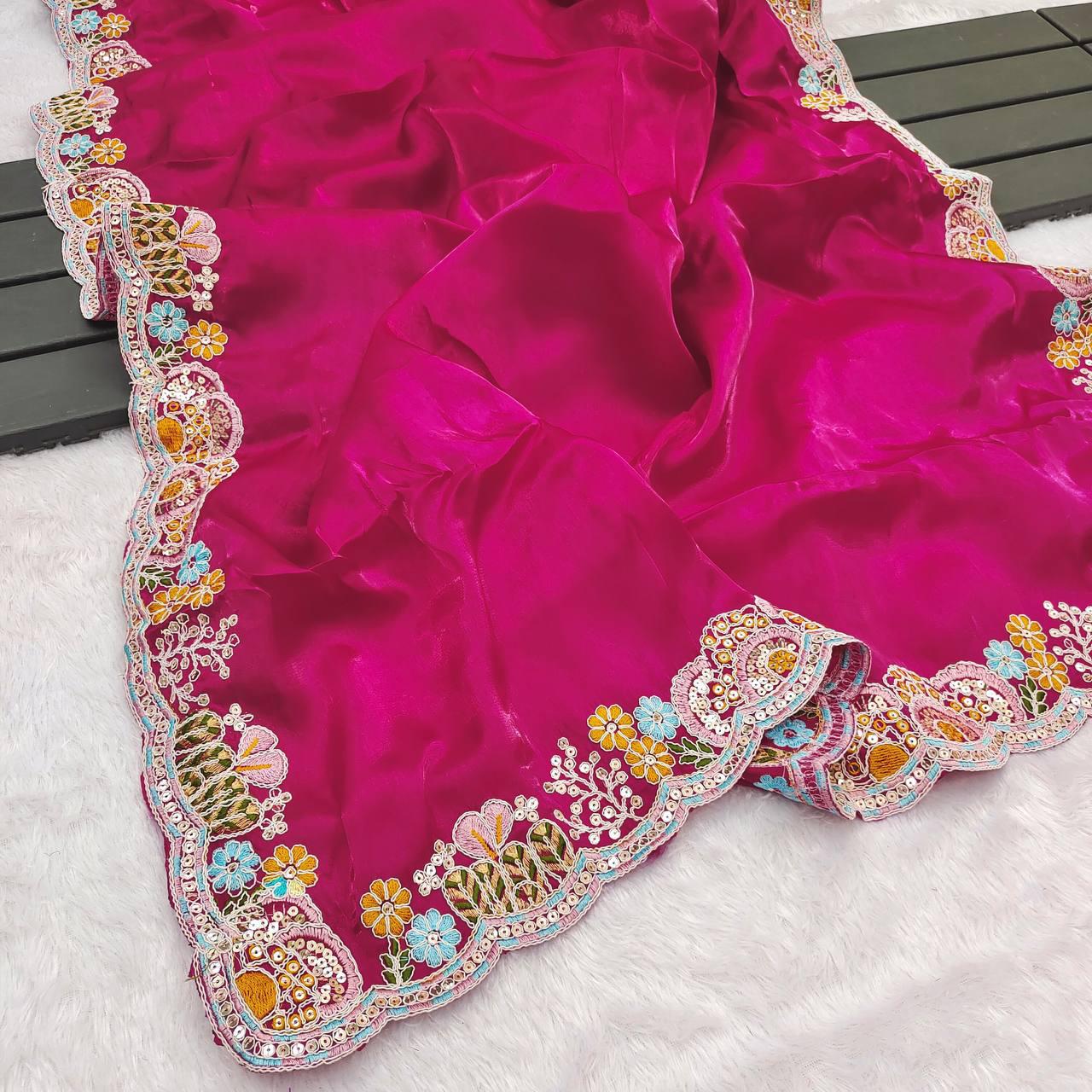 Heavy Embroidery Threads Codding & Sequins Work