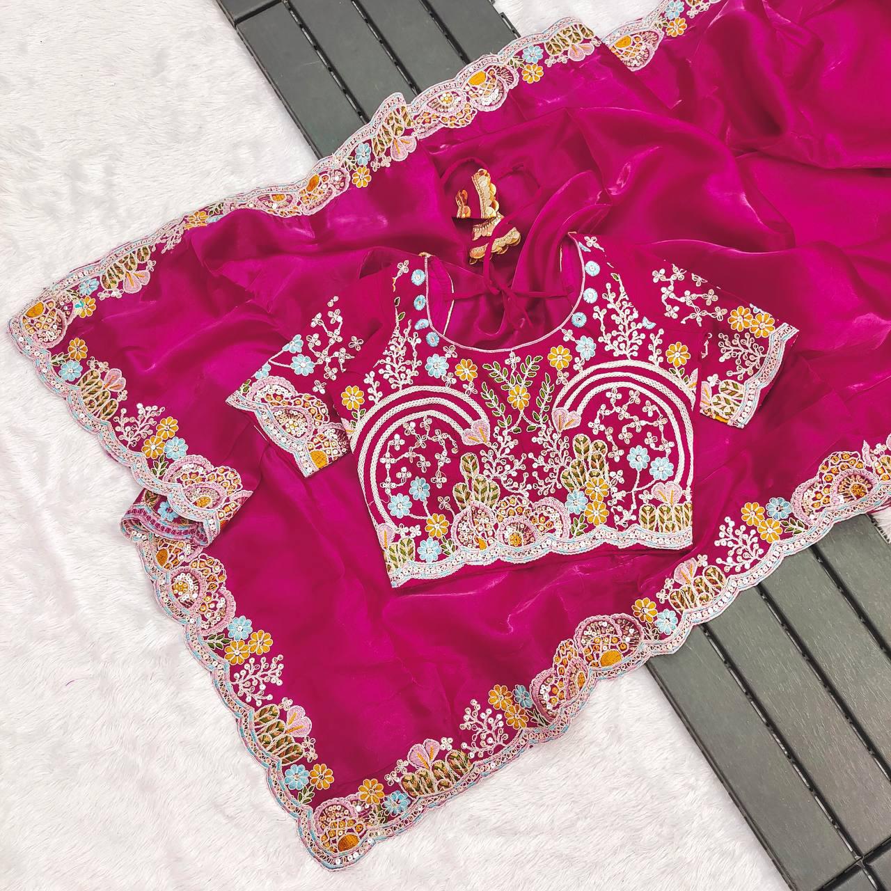 Heavy Embroidery Threads Codding & Sequins Work