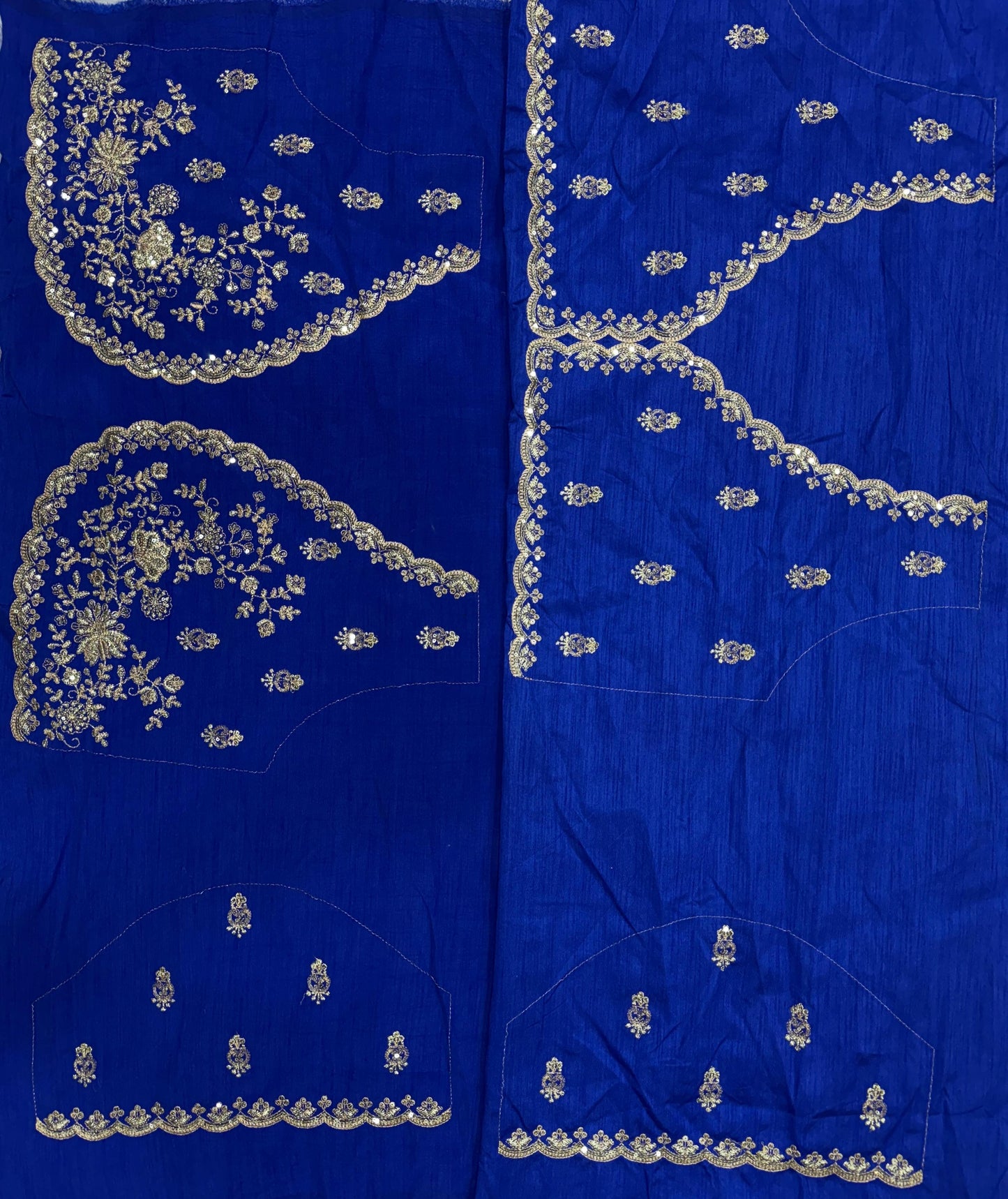 Exuding grace and sophistication, this Sequins work embroidered saree blends classic beauty with modern elegance