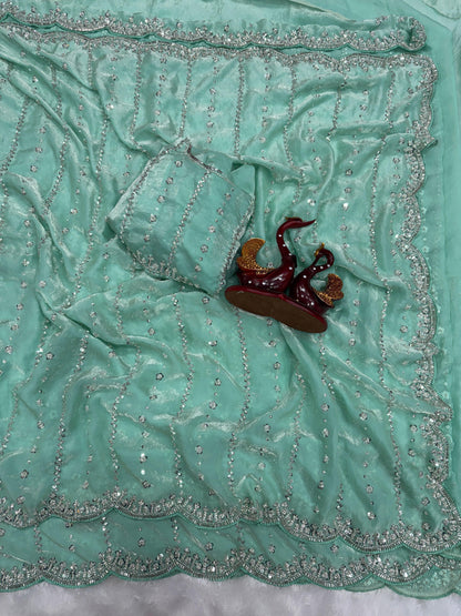 TRENDING BEADS SAREE COLLECTION