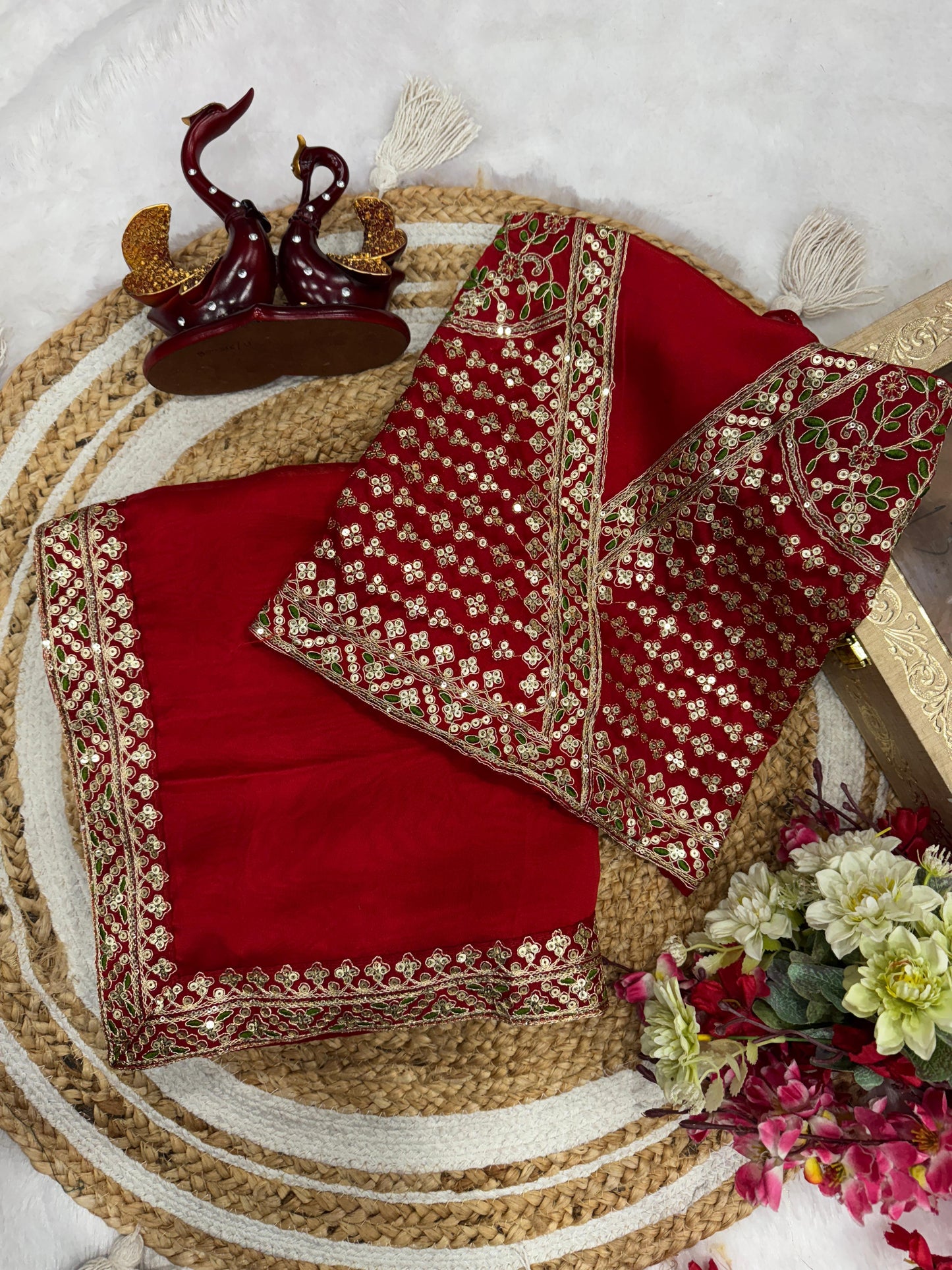 Be a festive ceremony or a family get-together, these stunning sequence saree are some great picks to  amp up your personal style