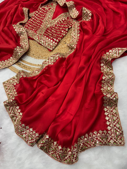 Be a festive ceremony or a family get-together, these stunning sequence saree are some great picks to  amp up your personal style