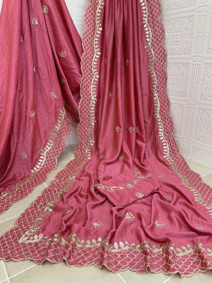 Pure BLOOMING soft VICHITRA SILK sarees