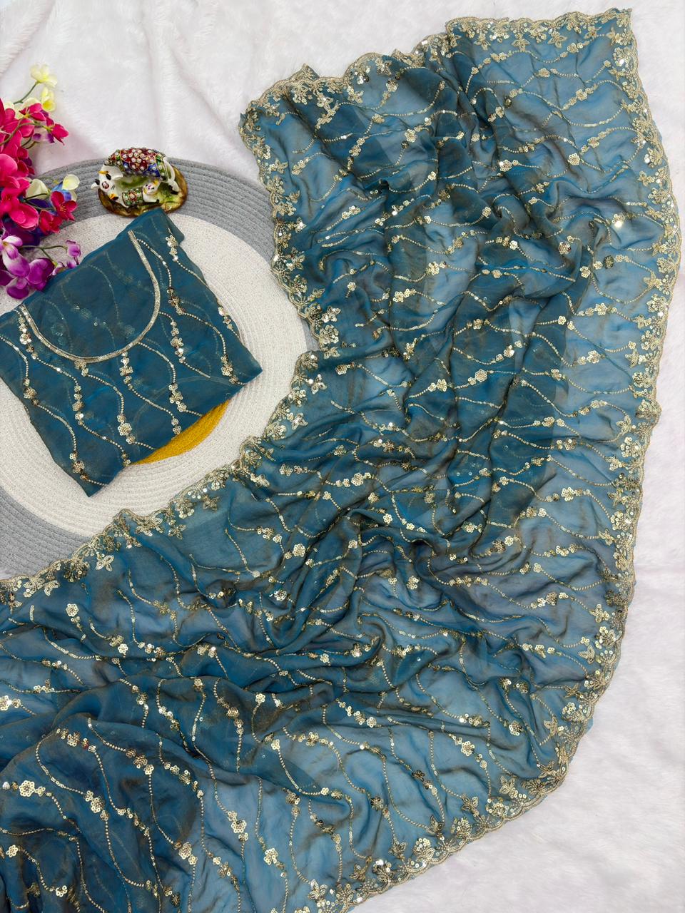 NC Mose Wear Heavy Saree