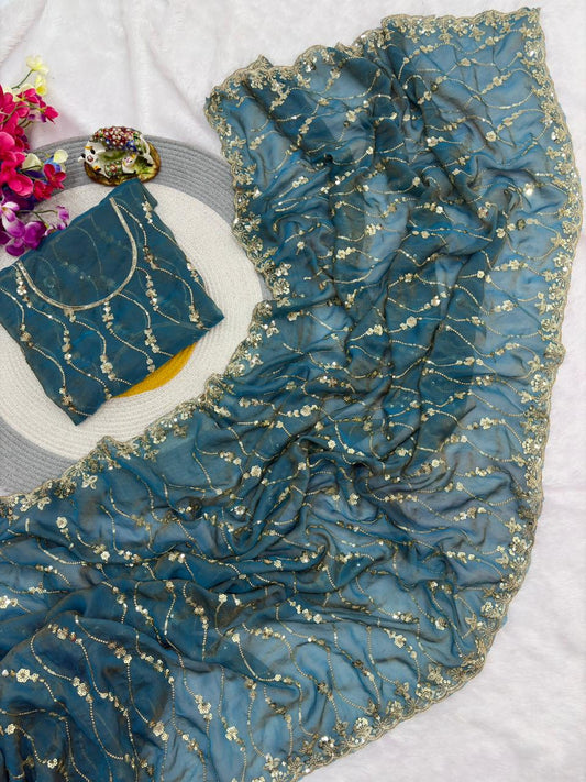 NC Mose Wear Heavy Saree