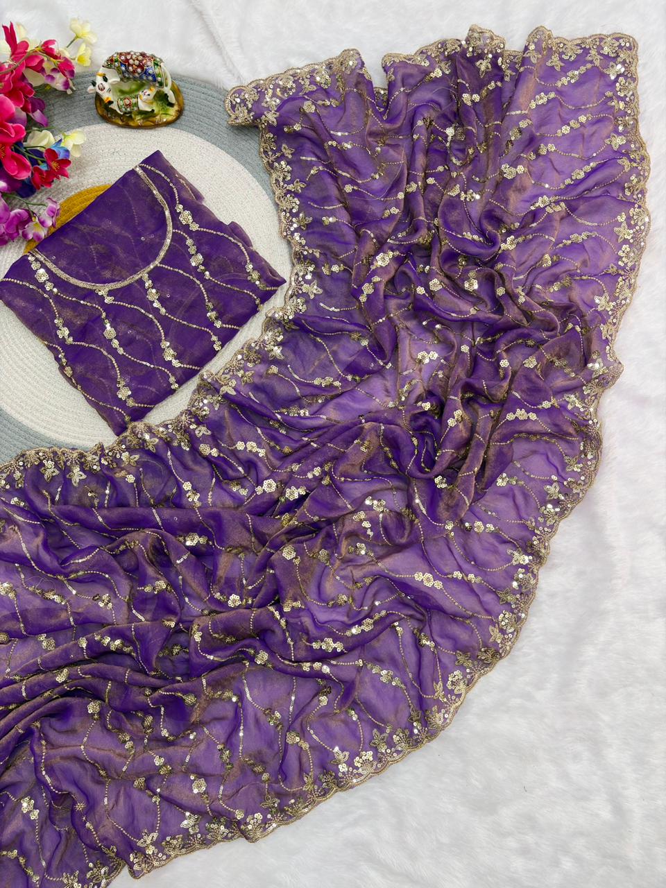 NC Mose Wear Heavy Saree