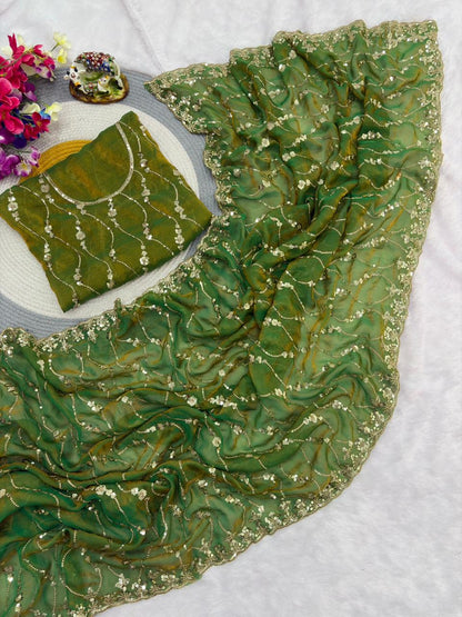 NC Mose Wear Heavy Saree