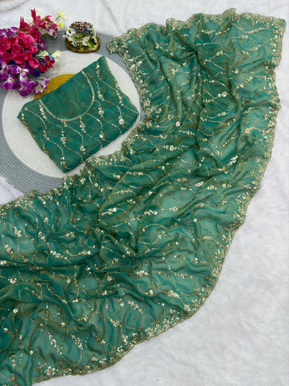 NC Mose Wear Heavy Saree