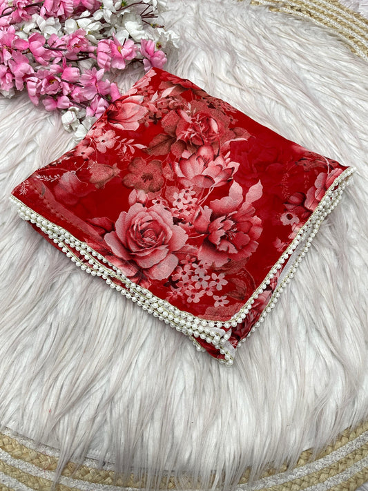 Soft Beautiful georgett Saree