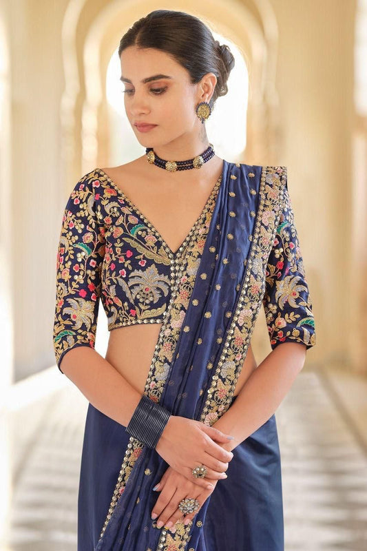 Hevvy Georgette Beautiful Saree