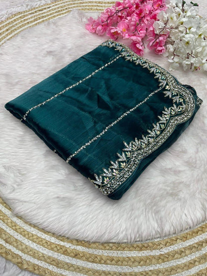 Premium Zimmy Choo Saree with Handwork