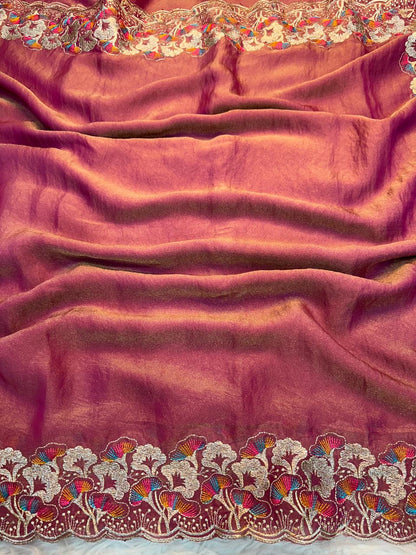 Soft Crush NC Silk Fabric Saree