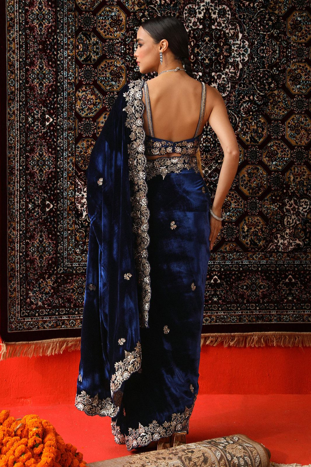 Premium Designer Velvet Saree Elegance Redefined