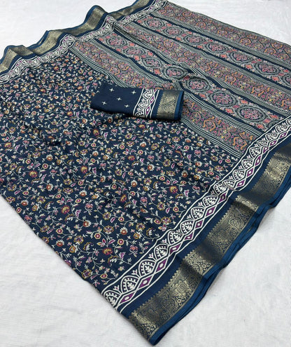 Dola Silk Printed Saree