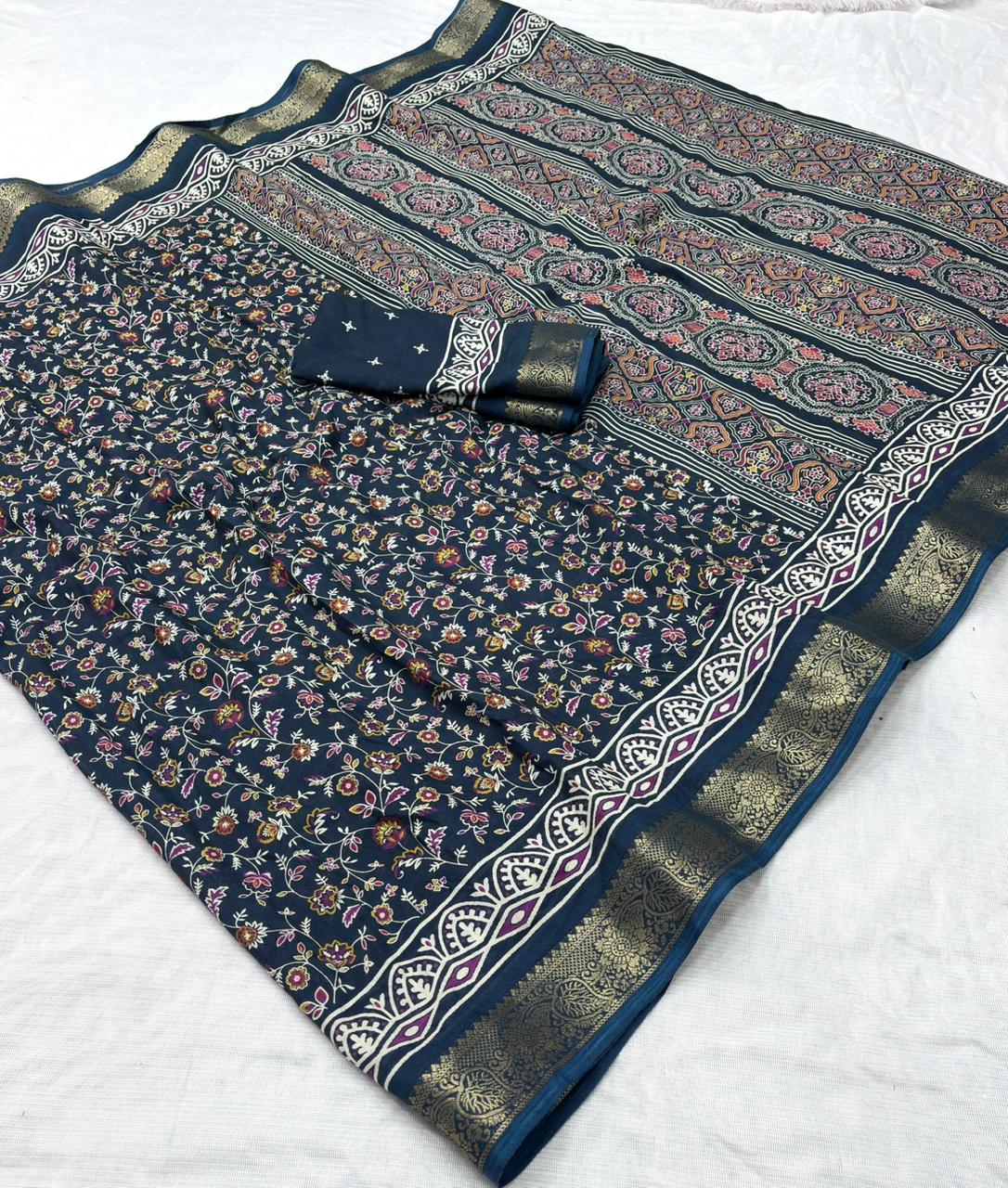 Dola Silk Printed Saree