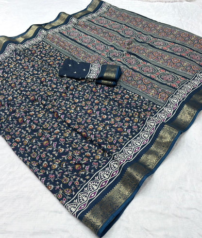 Dola Silk Printed Saree