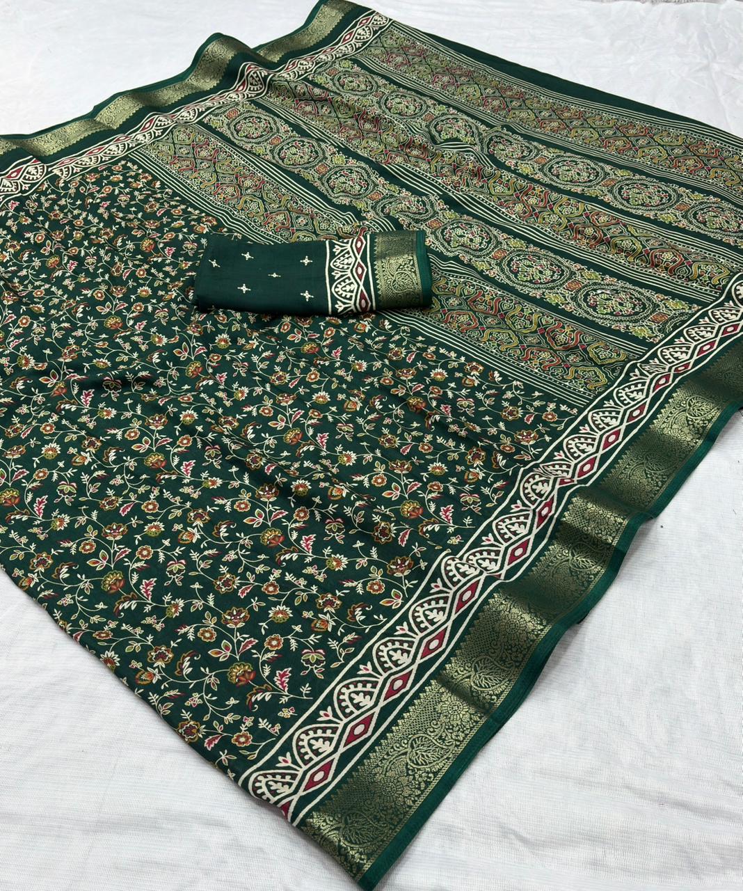 Dola Silk Printed Saree