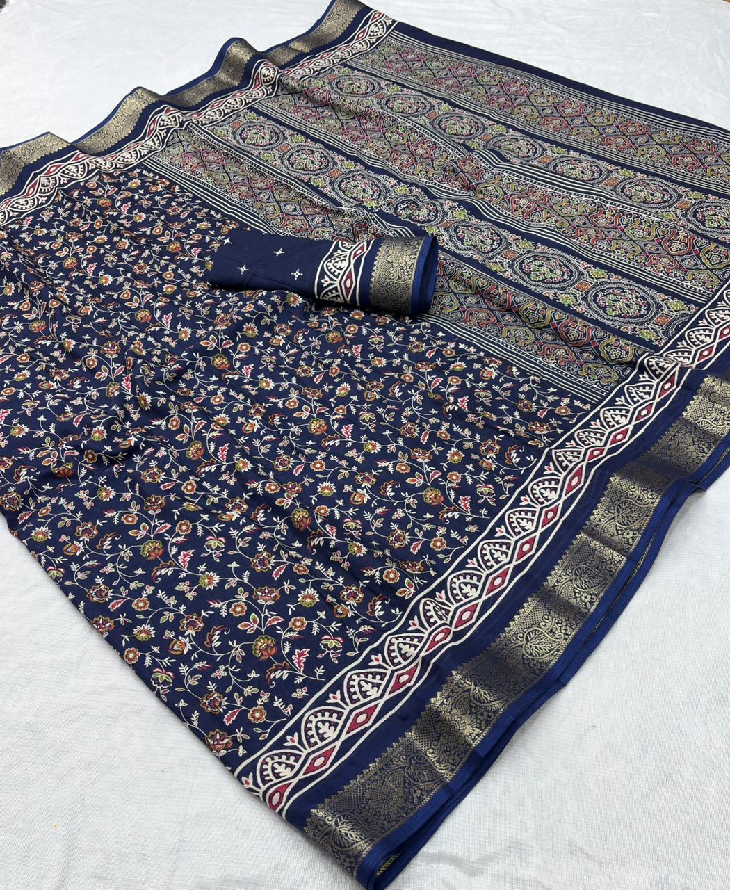 Dola Silk Printed Saree