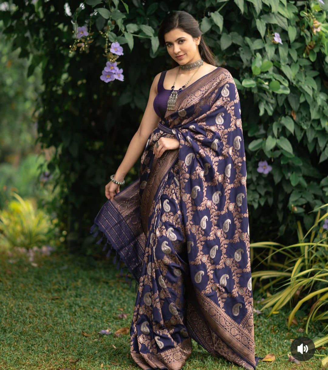 Premium Soft Lichi Silk Saree with Rich Pallu & All-Over Jacquard Work