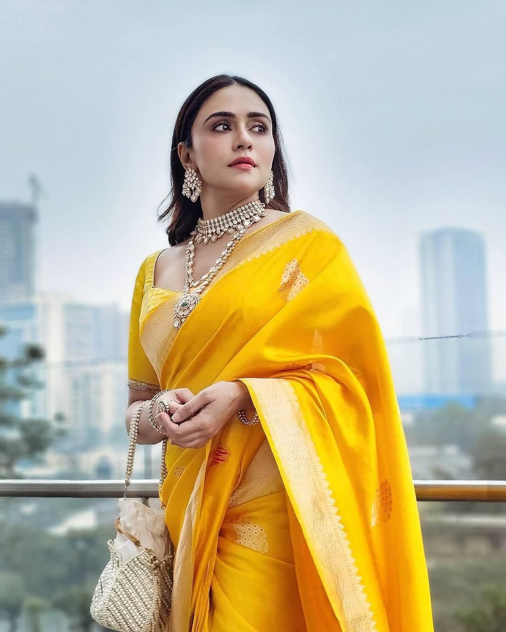 Premium Soft Lichi Silk Saree with Rich Pallu & Jacquard Work