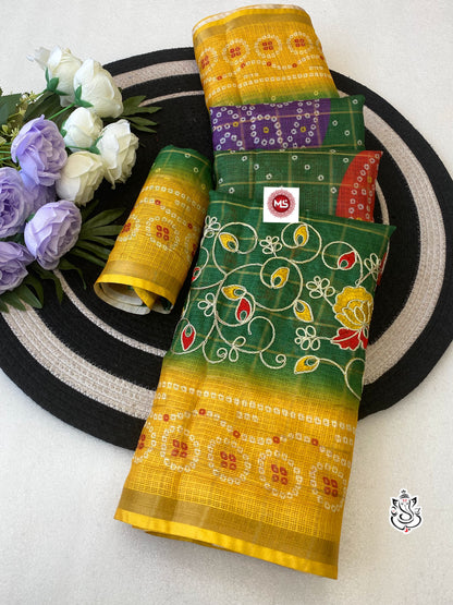 Designer Kota Silk Saree with Rich Pallu & Attractive Border