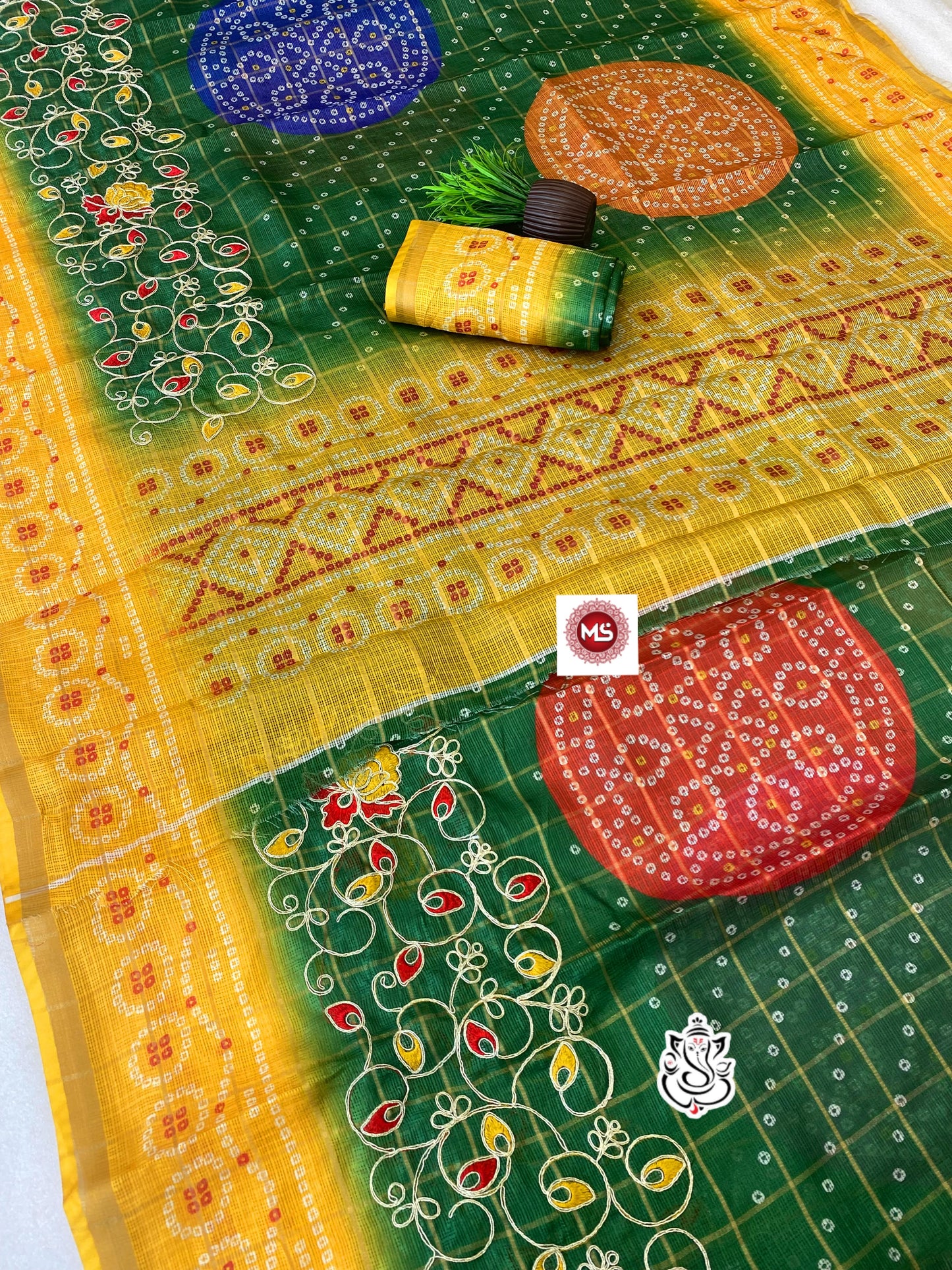 Designer Kota Silk Saree with Rich Pallu & Attractive Border