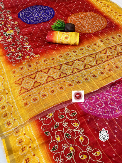 Designer Kota Silk Saree with Rich Pallu & Attractive Border
