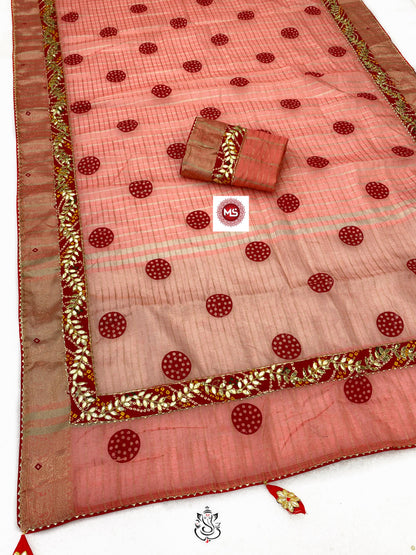 Designer Kota Silk Saree with Rich Pallu & Attractive Border