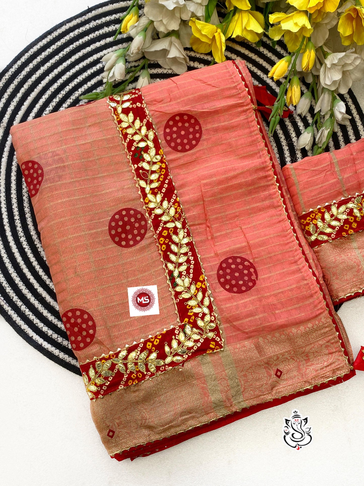 Designer Kota Silk Saree with Rich Pallu & Attractive Border