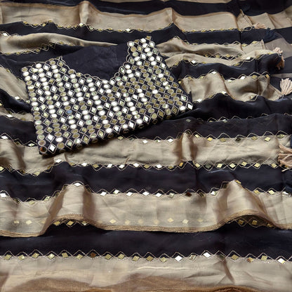Wedding Special Space Silk Saree with Original Aari Embroidery