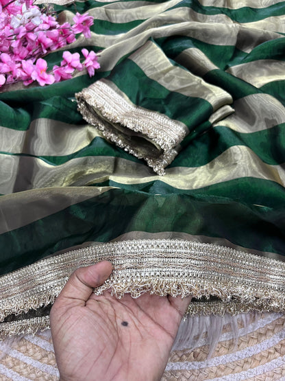 Exclusive Bollywood Style Space Silk Saree with Designer Blouse